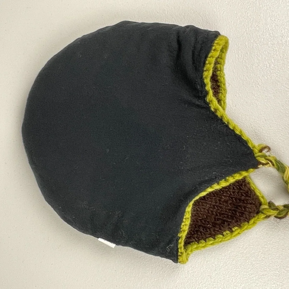 Knit Wool Fleece Lined Beanie Sherpa Winter Stocking Cap Hat Olive Unisex OS